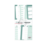 Journaling Cards 4x8" Seafoam