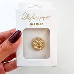 Wax Seal Stamp Paw Print 3D