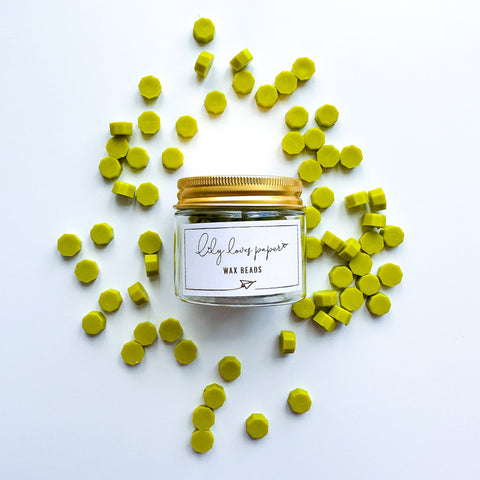 Wax Beads Limeade - Opaque