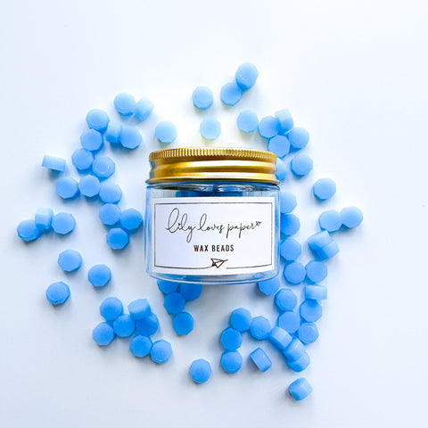 Wax Beads Azure Sky - Translucent