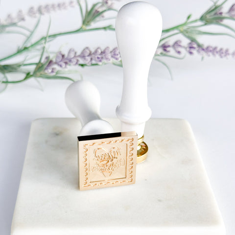 Wax Seal Stamp Square I Love Christmas