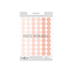 Vinyl Reinforcers Peach Trio