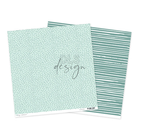 12" Paper Essentials Seafoam 7