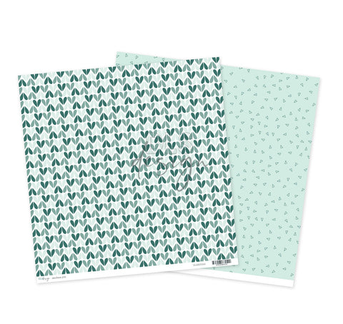 12" Paper Essentials Seafoam 10