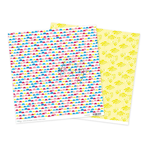 12" Paper Fifteen Sun-kissed Moments - Floral Fiesta