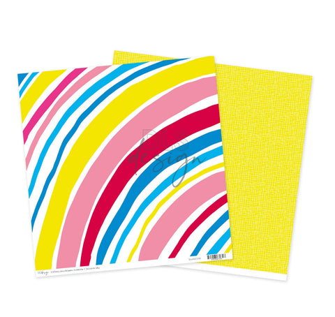 12" Paper Fifteen Sun-kissed Moments - Rainbow Sky