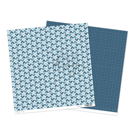 12" Paper Essentials Navy 1