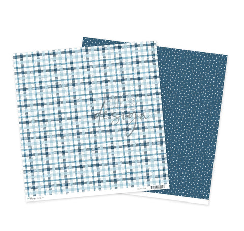 12" Paper Essentials Navy 3