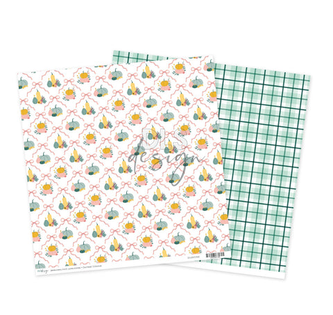 12" Paper Seventeen Fall Adventures - Harvest Ribbons