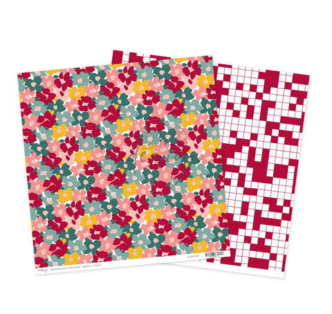 12" Paper Seventeen Fall Adventures - Season In Bloom