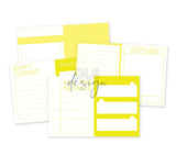 Pocket Pages set 4x6 Essentials - Limeade
