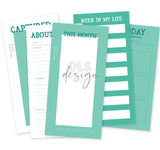 Journaling Cards 4x8" Peacock