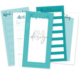 Journaling Cards 4x8" Essentials Denim