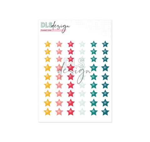 Enamel Shapes Stars Seven Winter Wishes