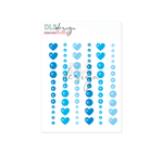 Enamel Dots Azure