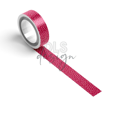 Washi Tape Cherry Wine Dots