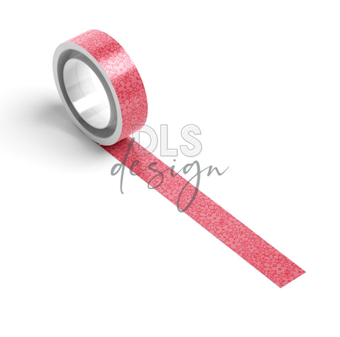 Washi Tape Essentials Hot Pink Flowers