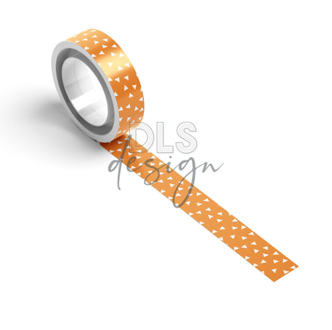 Washi Tape Triangles Papaya