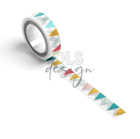 Washi Tape Zig Zag Triangles