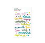 Puffy Stickers Four Seasons Words