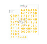 Puffy Stickers Alphabet Mason Sunshine