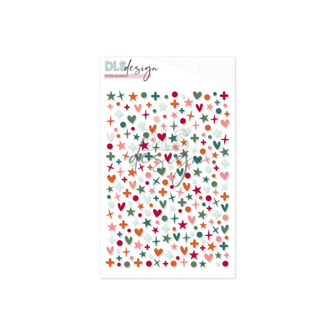 Puffy Stickers Mini Shapes Eighteen Pages Of Time