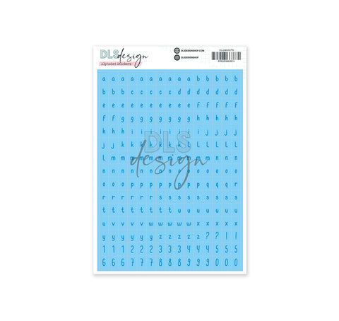 Alphabet Stickers Rosie Azure