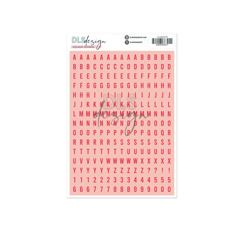 Alphabet Stickers Gilmo Coral