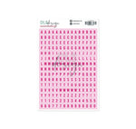 Alphabet Stickers Gilmo Peony