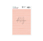 Alphabet Stickers Teddy Soft Peach