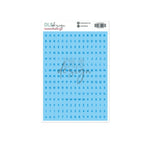 Alphabet Stickers Coco Azure