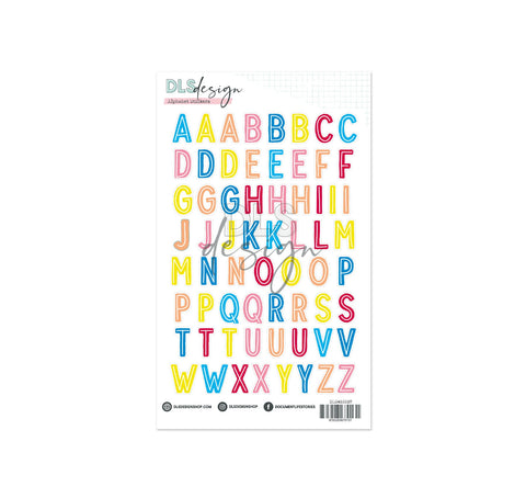Contour Alphabet Stickers Bobby
