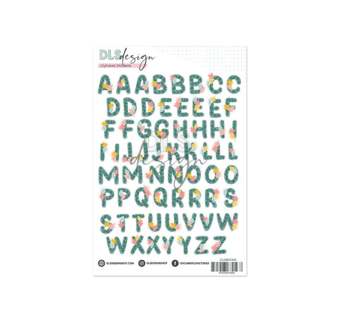 Contour Alphabet Stickers Seventeen Fall Adventures - XL Kit