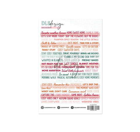 Word Stickers Eighteen Pages of Time