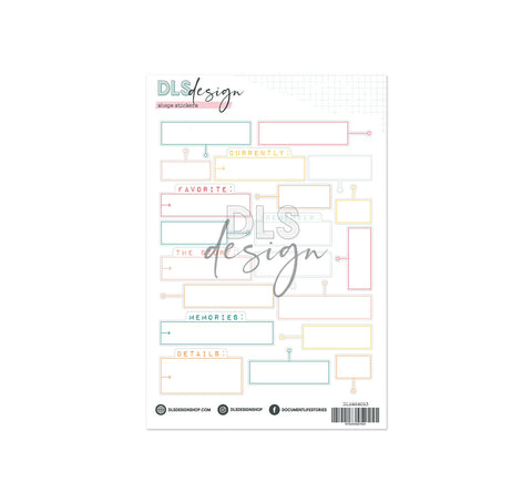 Journaling Stickers Thirteen Tales Of Summer
