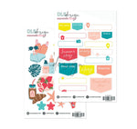 Journaling & Shape Stickers Fourteen Weeks Of Sunshine