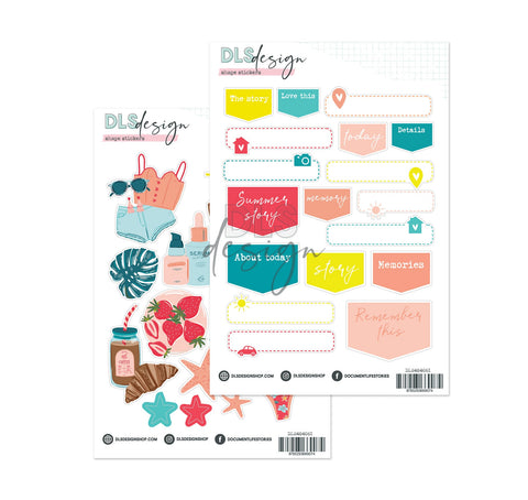Journaling & Shape Stickers Fourteen Weeks Of Sunshine