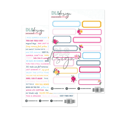 Journaling & Word Stickers Sixteen Golden Days