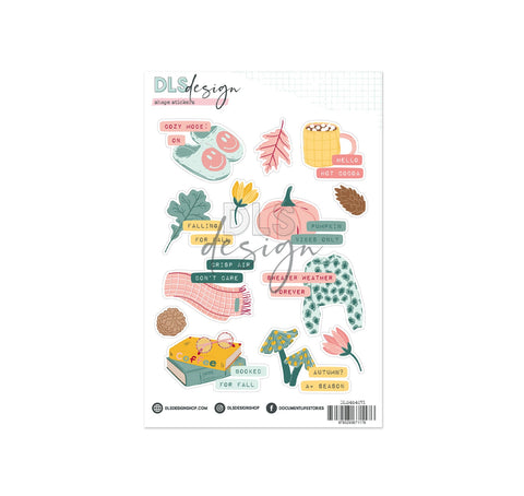 Shape Stickers Seventeen Fall Adventures - XL Kit