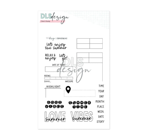 Clear Stamp Story Details #12