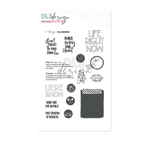 Clear Stamp Fall Adventures - Main Kit