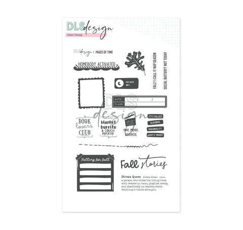 Clear Stamp Pages Of Time