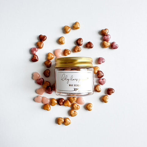 Wax Beads - Hearts - Romance