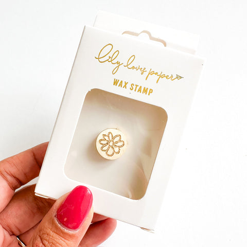 Wax Seal Stamp Little Flower