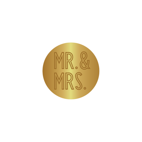 Wax Seal Stamp Mr. & Mrs.