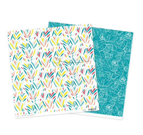 12" Paper Summer Stories - Keep Calm and Travel On