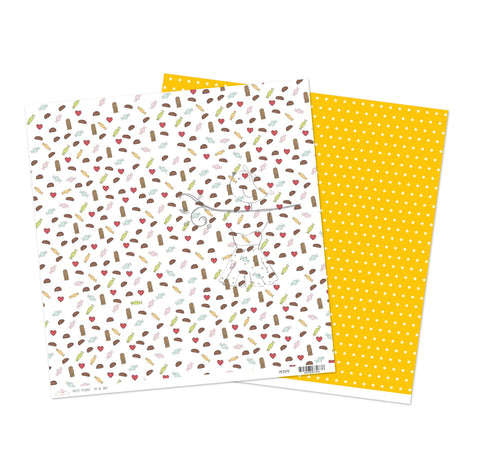 12" Paper Project Pepernoot - Zak Vol Snoep