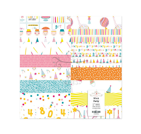 Paper Set 12" It's A Party