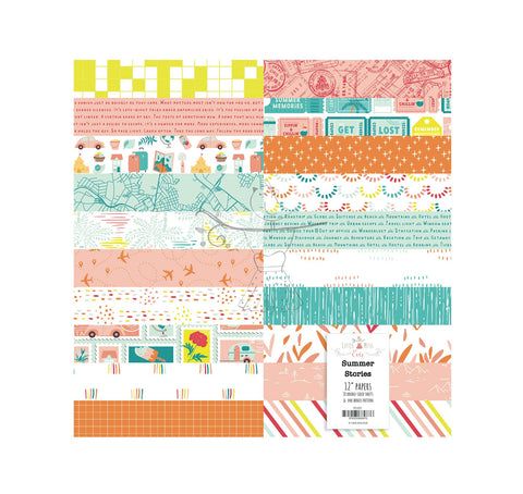 Paper Set 12" Summer Stories