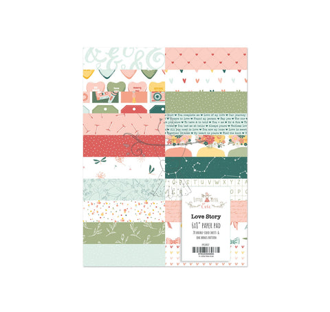 Paper Pad 6x8" Love Story 2.0